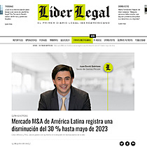 Mercado M&A de Amrica Latina registra una disminucin del 30 % hasta mayo de 2023